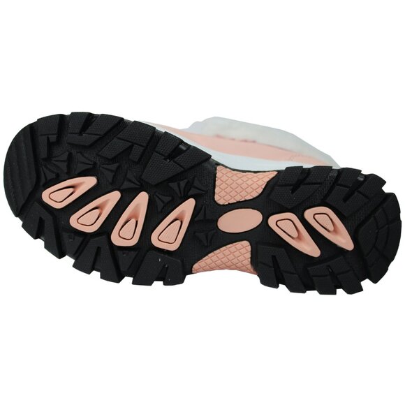 Women's MId Calf Snow Boots Faux Fur Winter Shoes, Pink - Picture 5 of 6